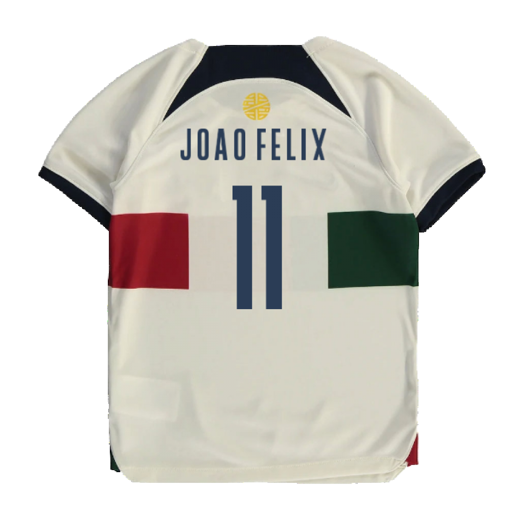 2022-2023 Portugal Away Little Boys Mini Kit (Joao Felix 11)