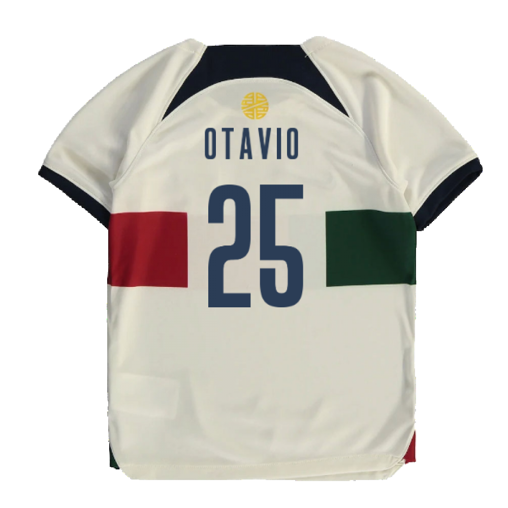 2022-2023 Portugal Away Little Boys Mini Kit (Otavio 25)