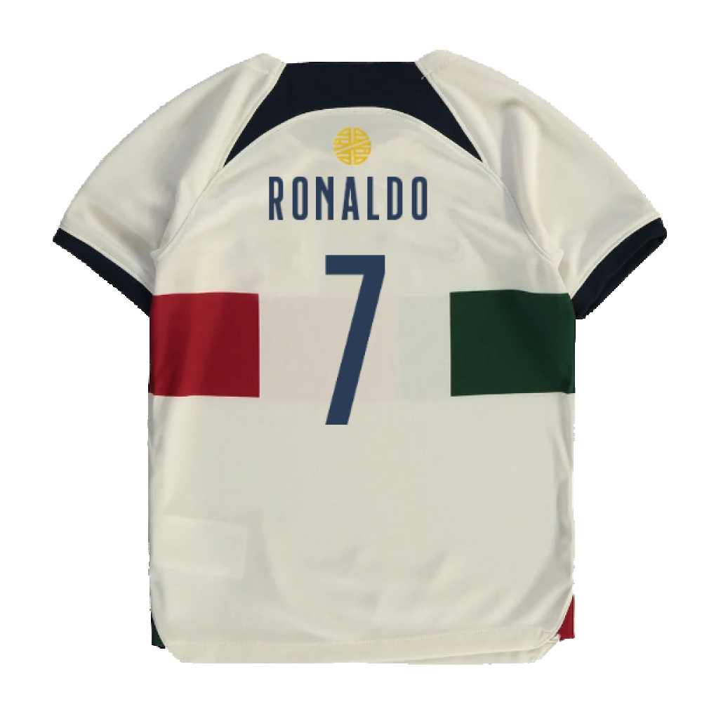 2022-2023 Portugal Away Little Boys Mini Kit (Ronaldo 7)