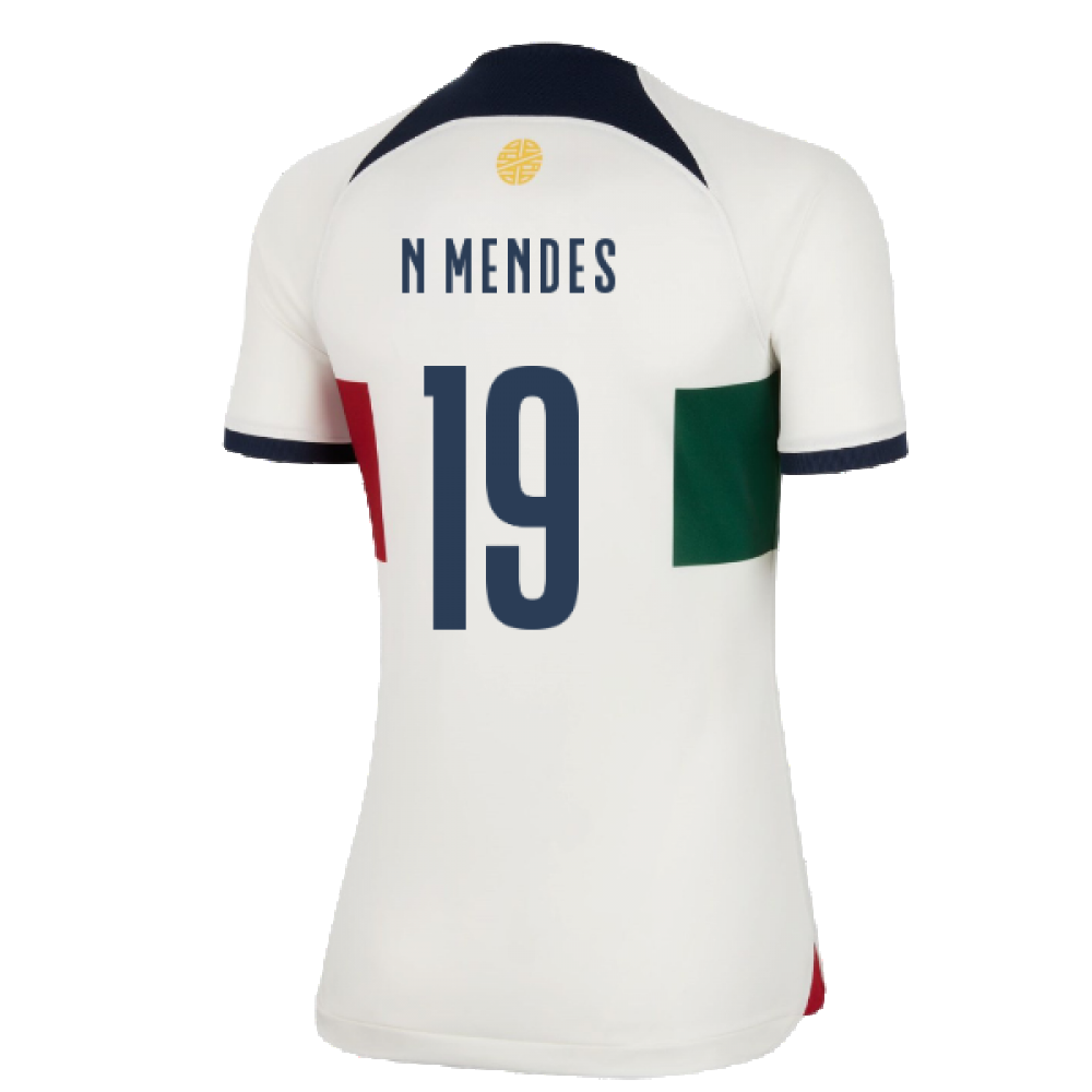 2022-2023 Portugal Away Shirt (Ladies) (N Mendes 19)