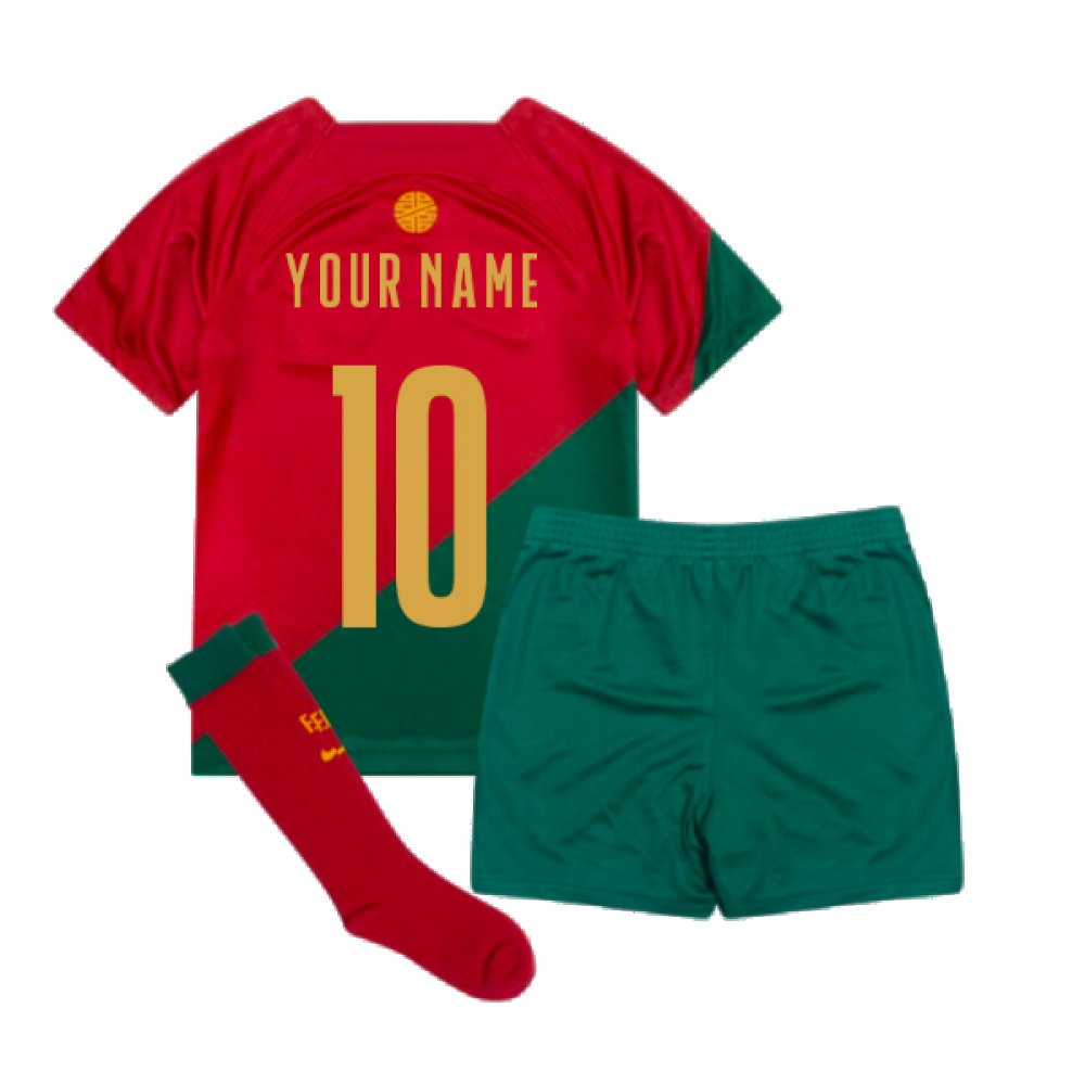 2022-2023 Portugal Home Mini Kit (Your Name)