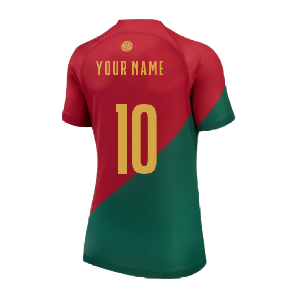 2022-2023 Portugal Home Shirt (Ladies) (Your Name)