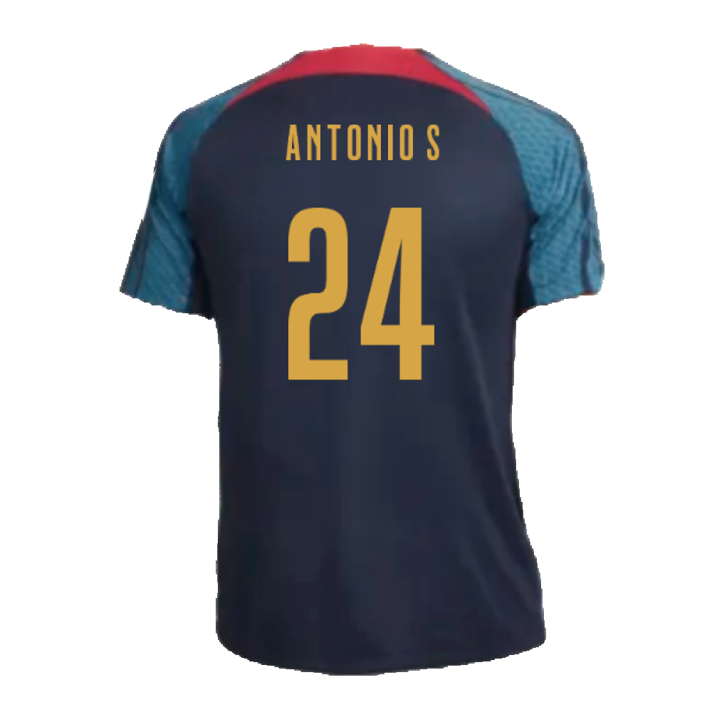 2022-2023 Portugal Strike Training Shirt (Navy) (Antonio S 24)