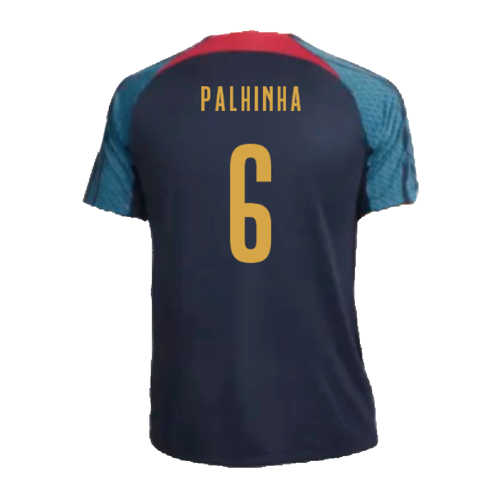 2022-2023 Portugal Strike Training Shirt (Navy) (Palhinha 6)