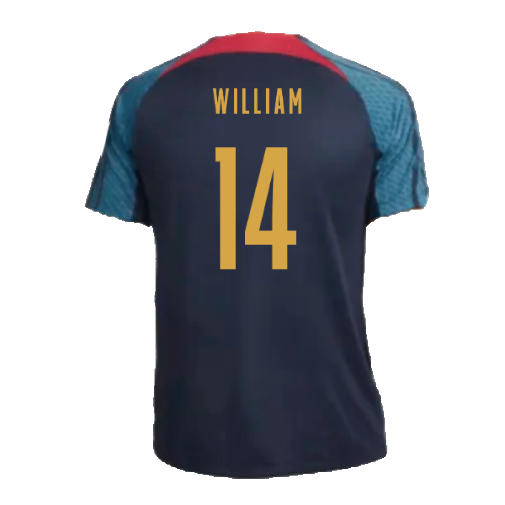 2022-2023 Portugal Strike Training Shirt (Navy) (William 14)