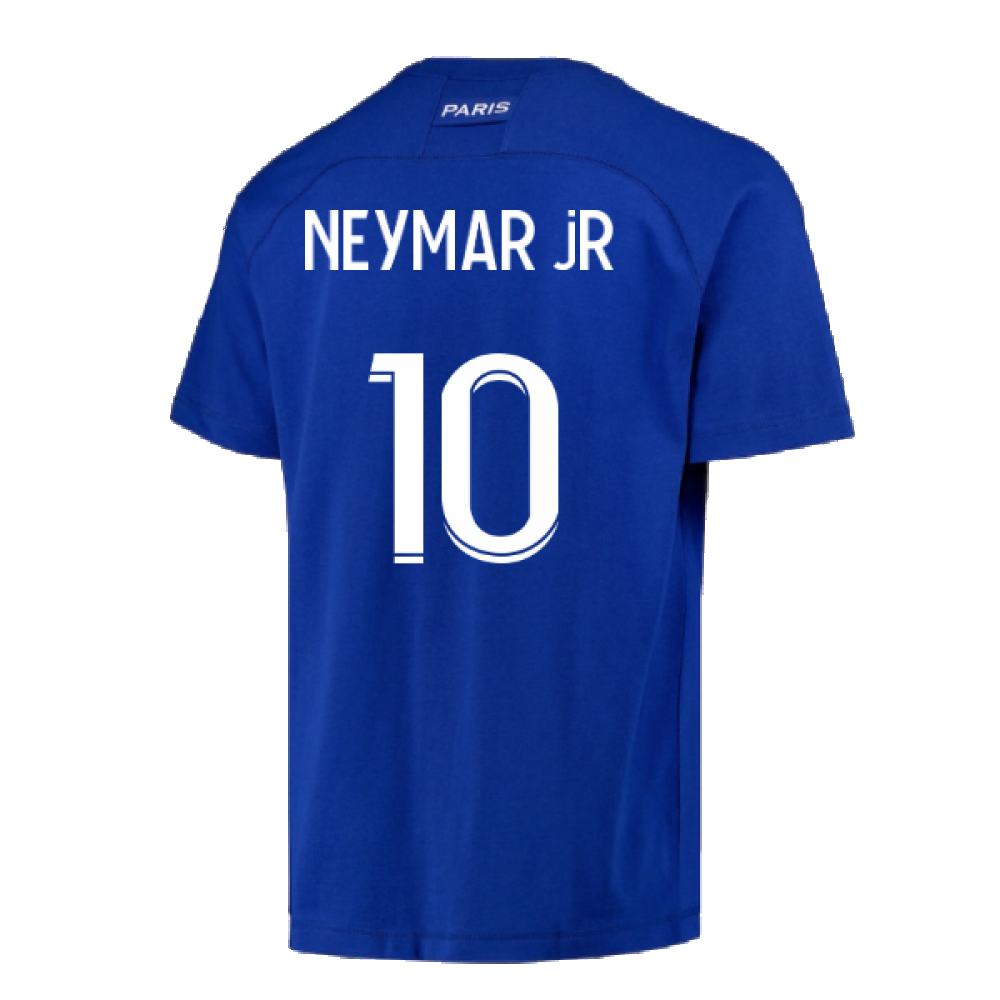 2022-2023 PSG CL Training Shirt (Blue) (NEYMAR JR 10)