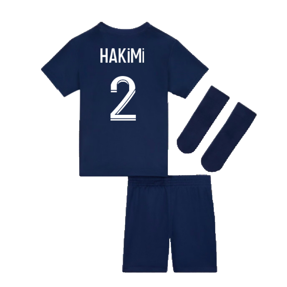 2022-2023 PSG Little Boys Home Kit (HAKIMI 2)