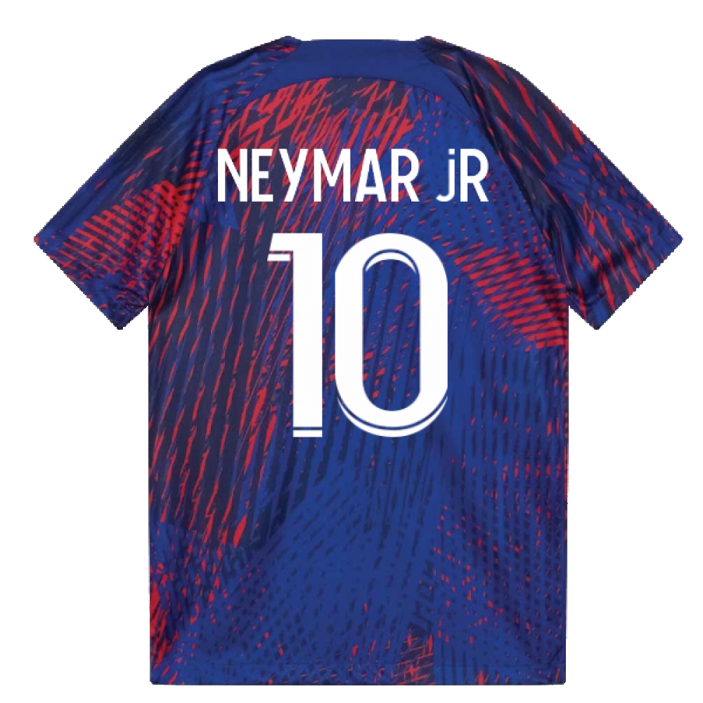 2022-2023 PSG Pre-Match Football Top (Blue) (NEYMAR JR 10)