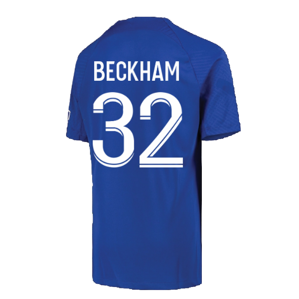 2022-2023 PSG Strike Training Shirt (Blue) - Kids (BECKHAM 32)