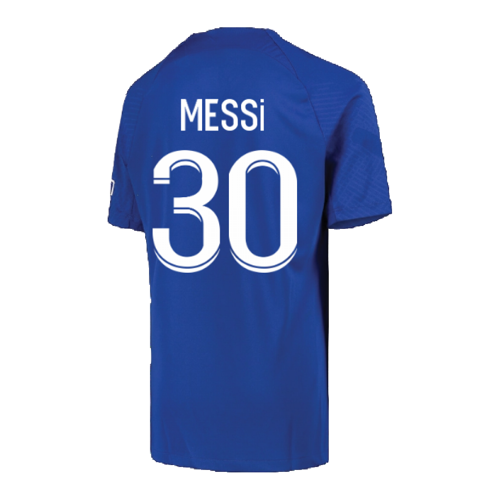 2022-2023 PSG Strike Training Shirt (Blue) - Kids (MESSI 30)