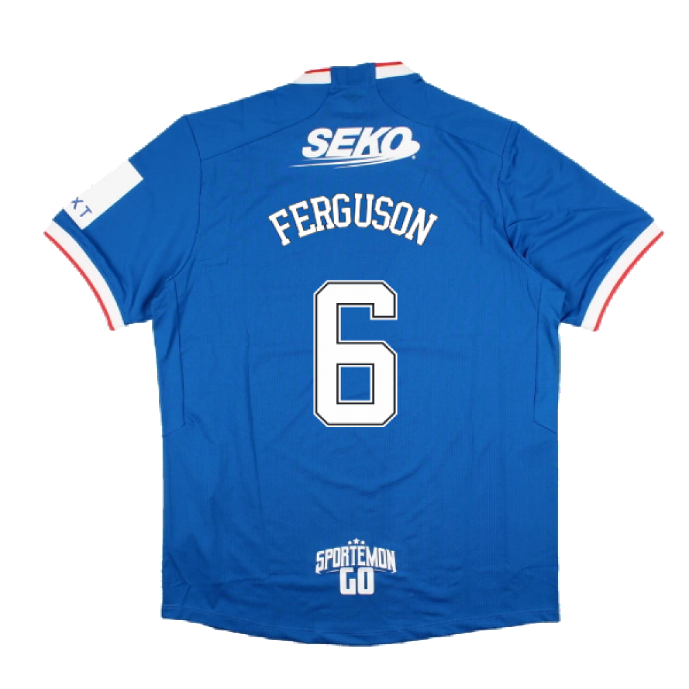 2022-2023 Rangers Home Pro Jersey (FERGUSON 6)