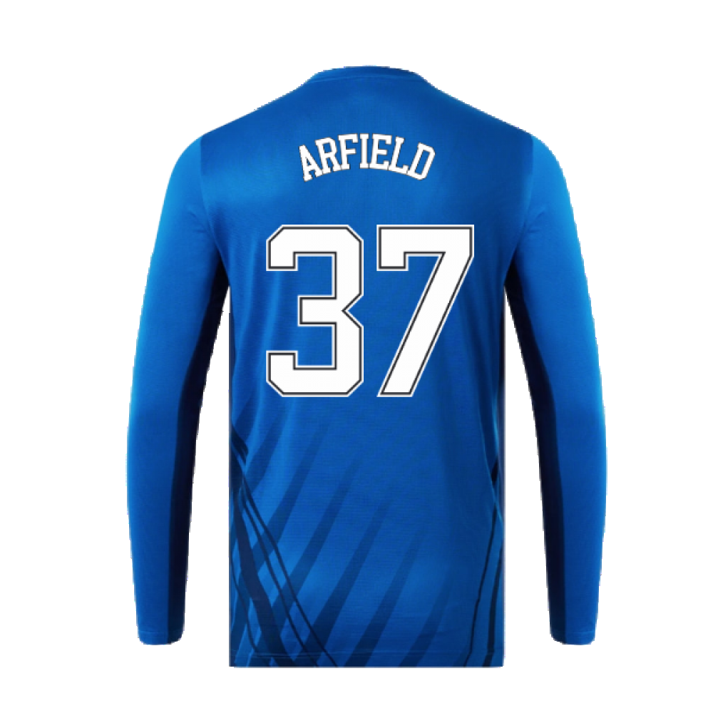 2022-2023 Rangers Long Sleeve Training Tee (Blue) (ARFIELD 37)