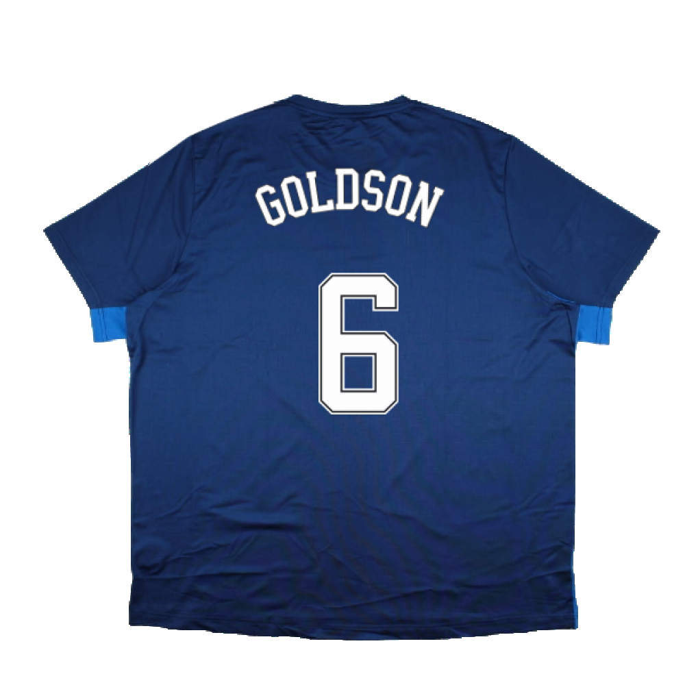 2022-2023 Rangers Match Day Tee (Navy) (GOLDSON 6)