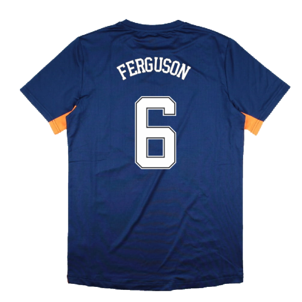 2022-2023 Rangers Match Day Tee (Navy-Orange) (FERGUSON 6)