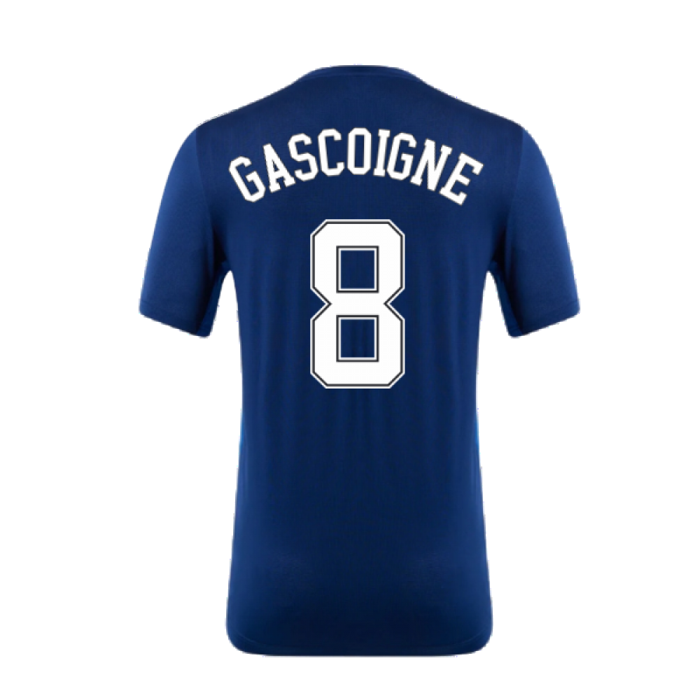 2022-2023 Rangers Matchday Short Sleeve T-Shirt (Navy) (GASCOIGNE 8)