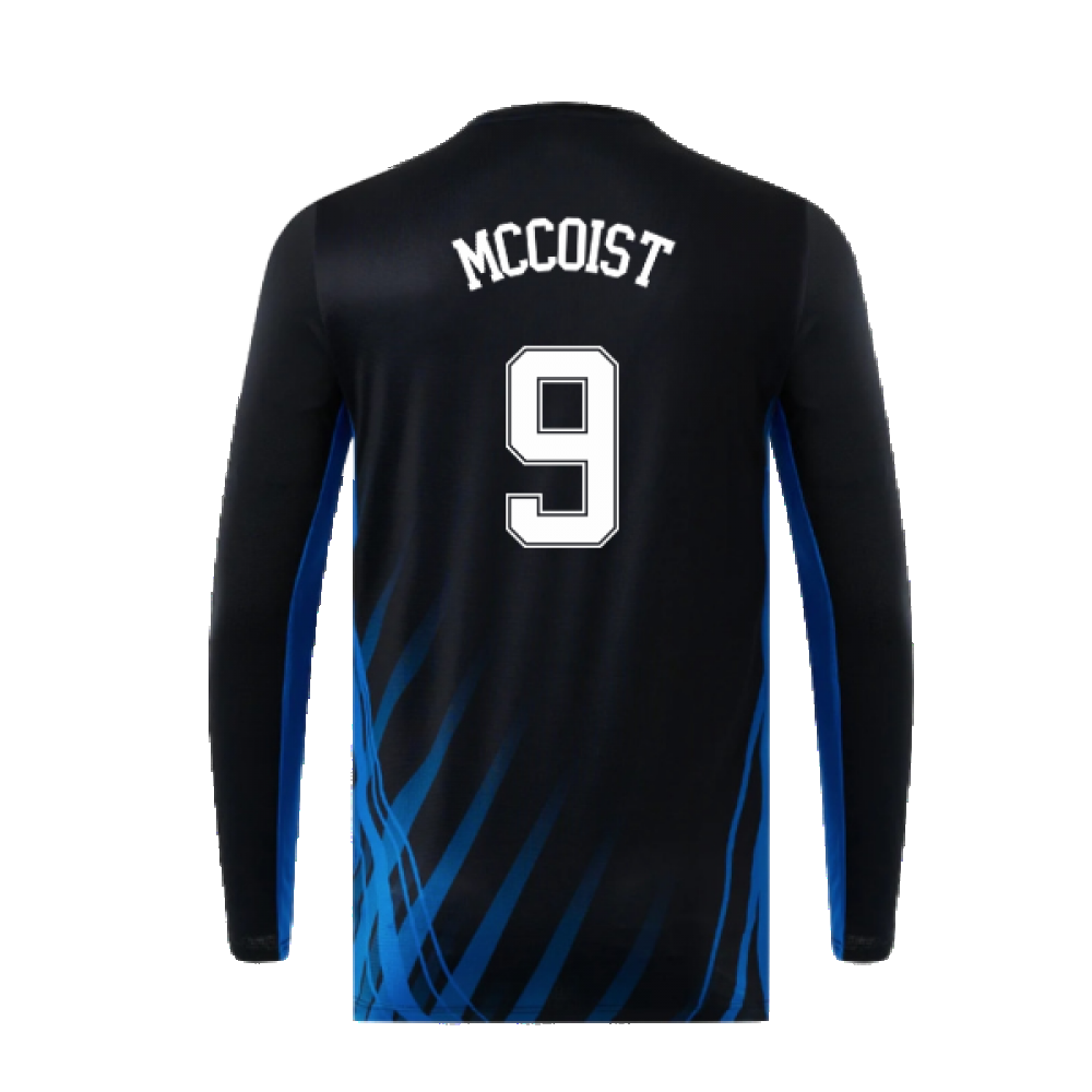 2022-2023 Rangers Training Long Sleeve Tee (Black) (MCCOIST 9)