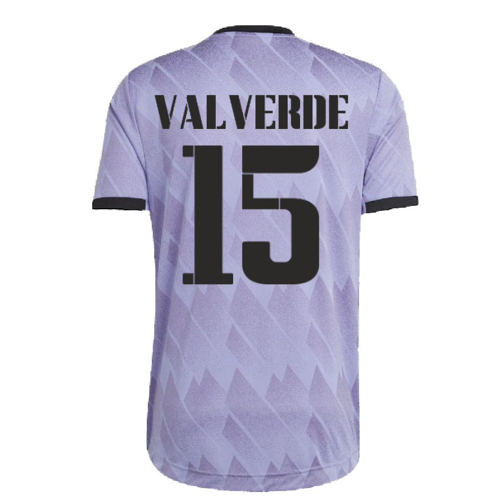 2022-2023 Real Madrid Authentic Away Shirt (VALVERDE 15)