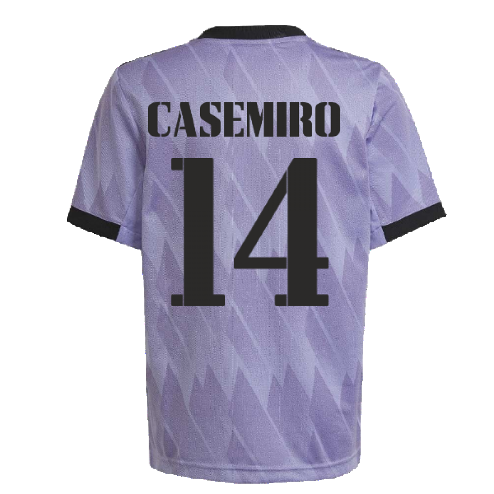 2022-2023 Real Madrid Away Shirt (Kids) (CASEMIRO 14)