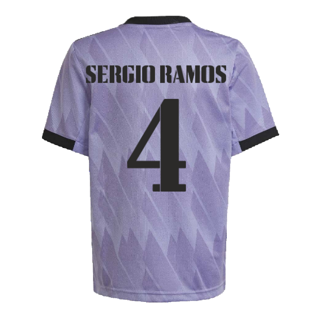 2022-2023 Real Madrid Away Shirt (Kids) (SERGIO RAMOS 4)