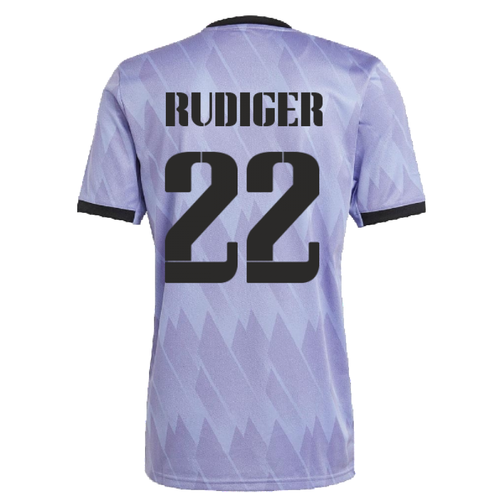 2022-2023 Real Madrid Away Shirt (RUDIGER 22)