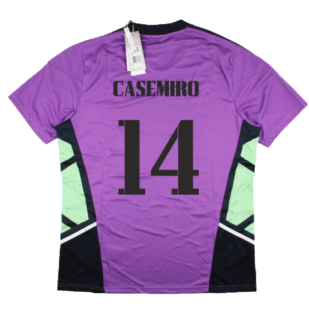 2022-2023 Real Madrid Condivo 22 Training Jersey (Purple) (CASEMIRO 14)