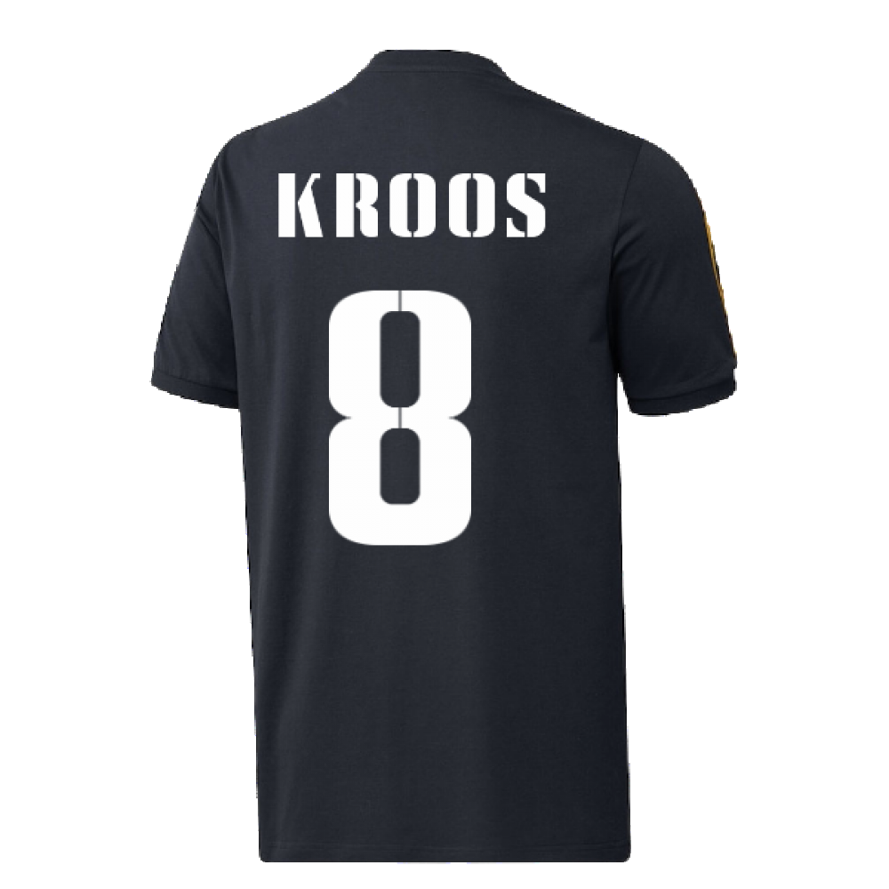 2022-2023 Real Madrid DNA 3S Tee (Navy) (KROOS 8)