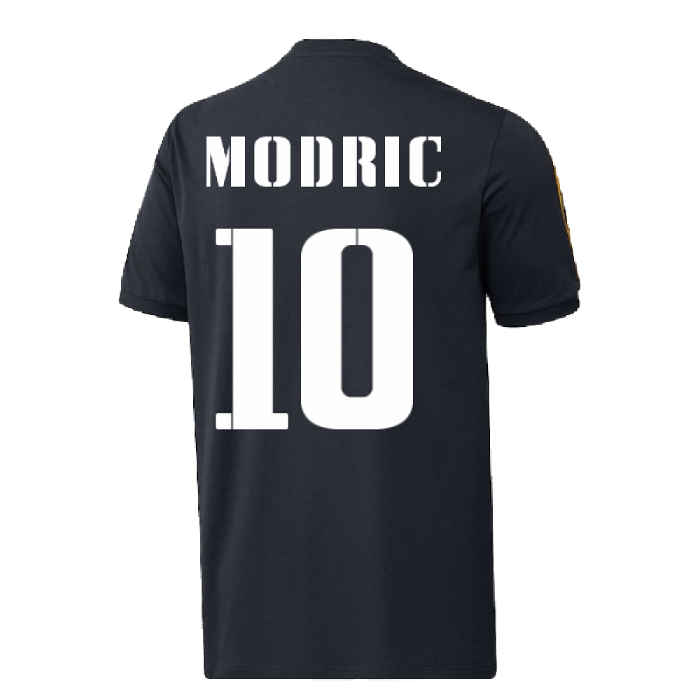 2022-2023 Real Madrid DNA 3S Tee (Navy) (MODRIC 10)