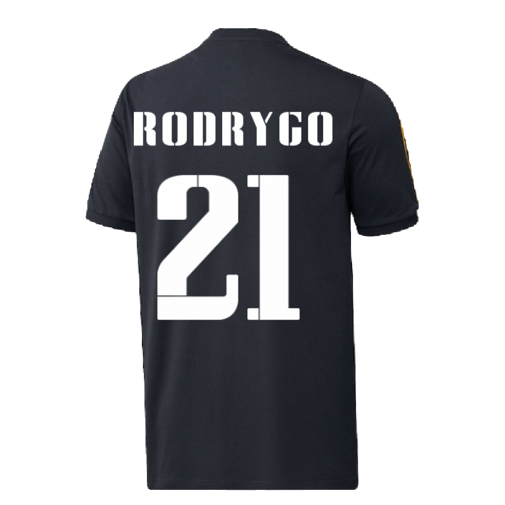 2022-2023 Real Madrid DNA 3S Tee (Navy) (RODRYGO 21)