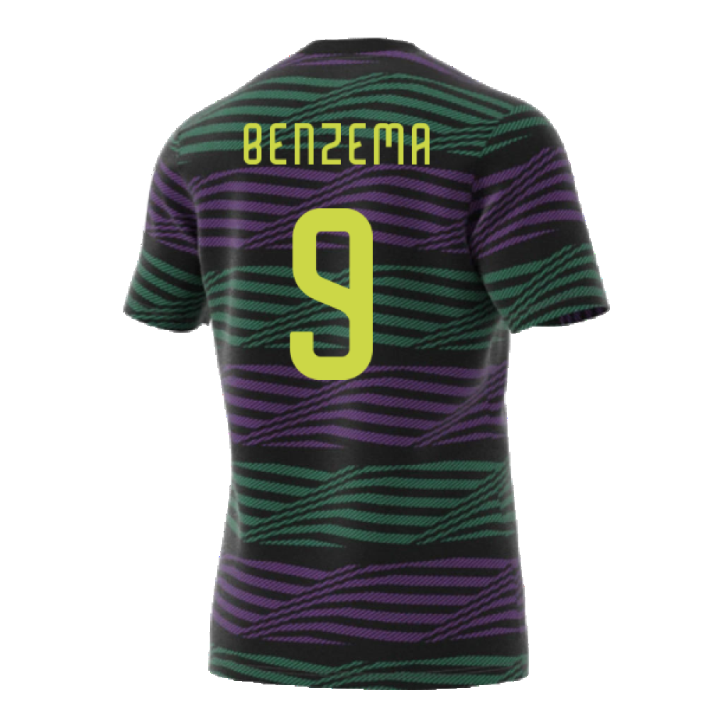 2022-2023 Real Madrid Pre-Match Jersey (BENZEMA 9)