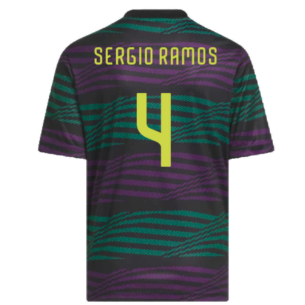 2022-2023 Real Madrid Pre-Match Jersey (Kids) (SERGIO RAMOS 4)