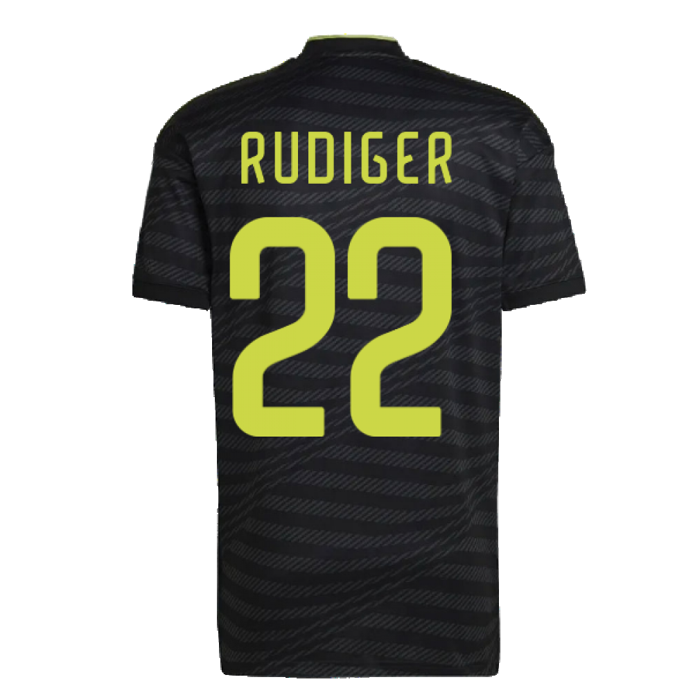 2022-2023 Real Madrid Third Shirt (RUDIGER 22)