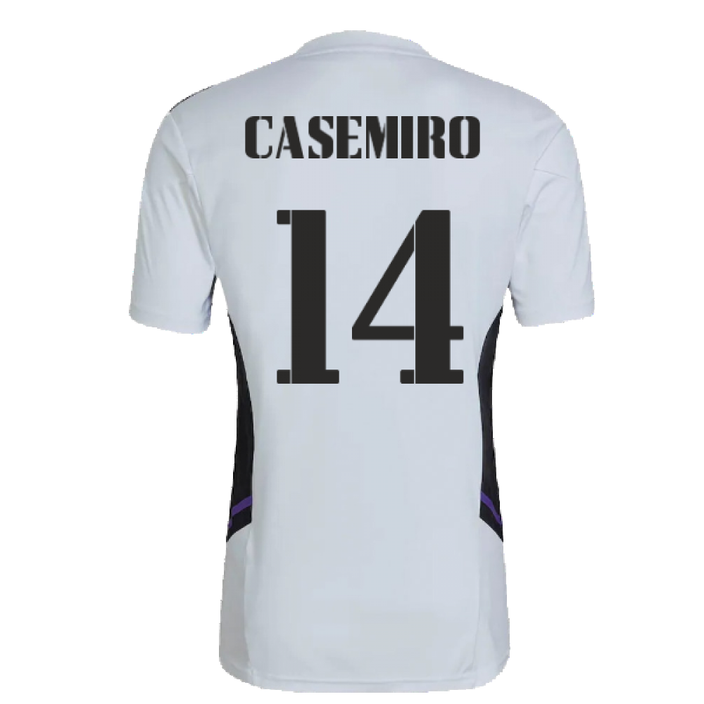 2022-2023 Real Madrid Training Shirt (White) (CASEMIRO 14)