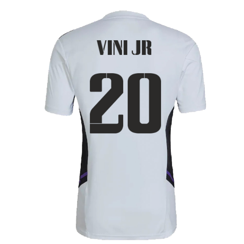 2022-2023 Real Madrid Training Shirt (White) (VINI JR 20)