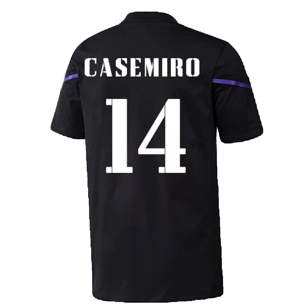 2022-2023 Real Madrid Training Tee (Black) (CASEMIRO 14)