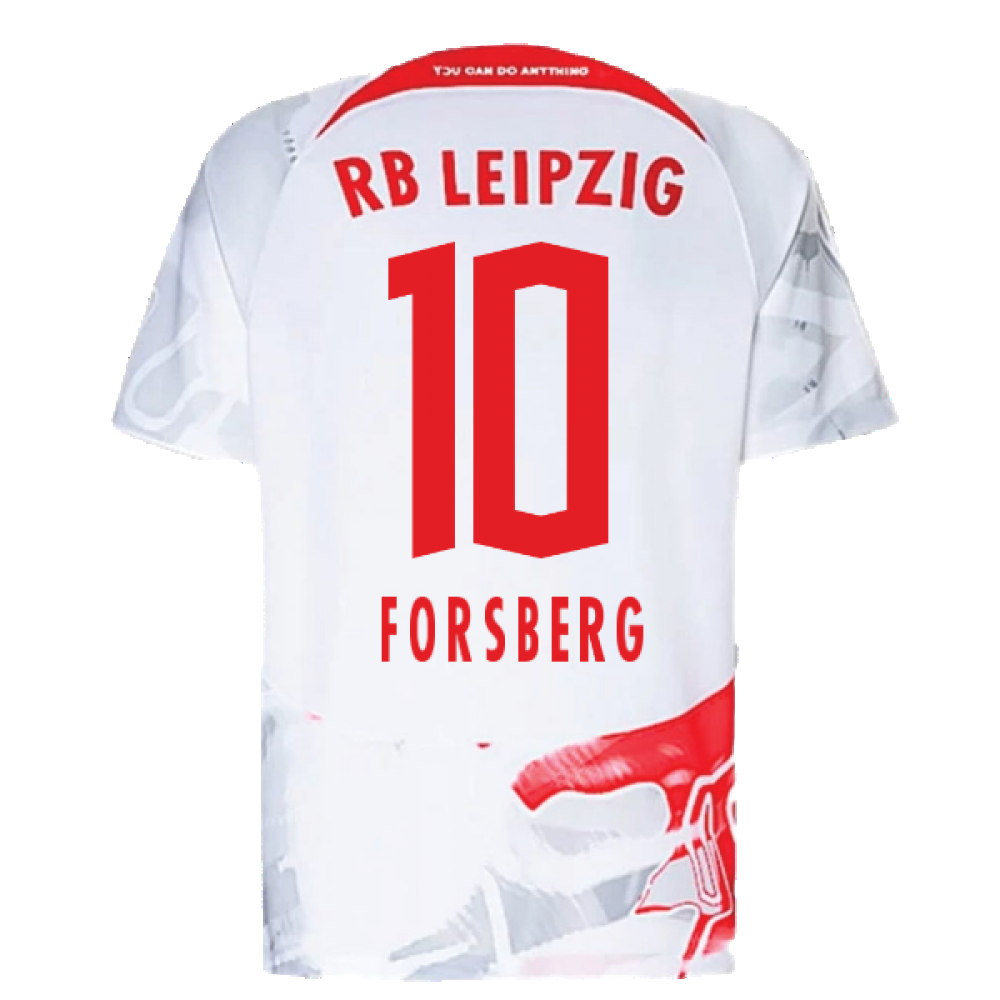 2022-2023 Red Bull Leipzig Home Shirt (White) - Kids (FORSBERG 10)