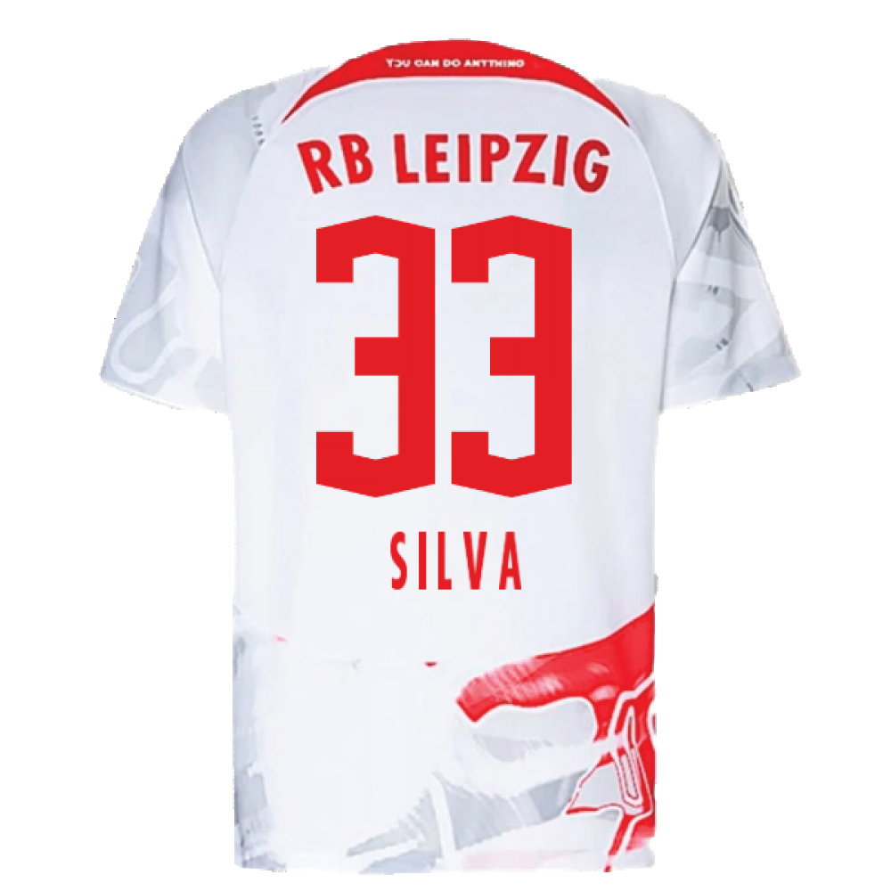 2022-2023 Red Bull Leipzig Home Shirt (White) - Kids (SILVA 33)