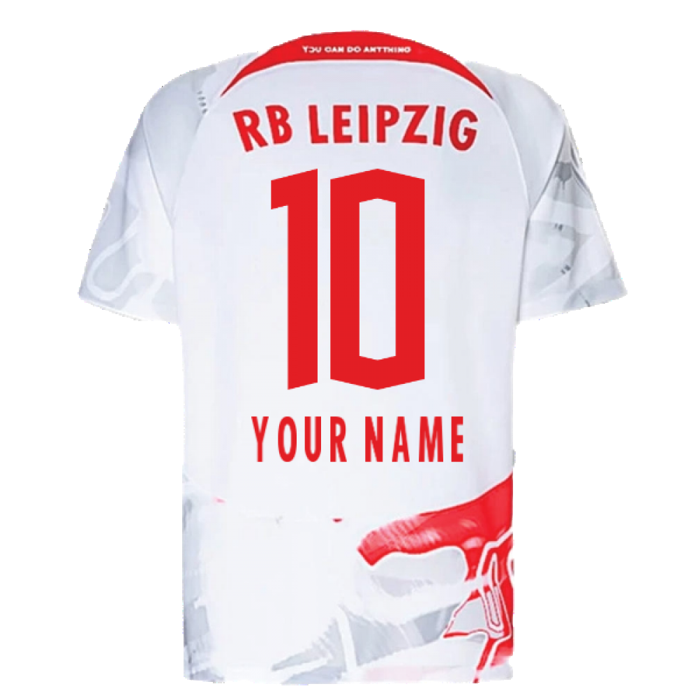 2022-2023 Red Bull Leipzig Home Shirt (White) - Kids (Your Name)