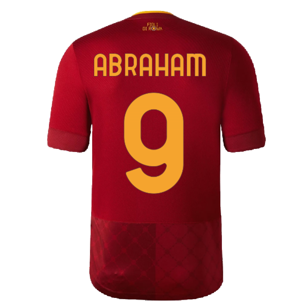 2022-2023 Roma Home Shirt (ABRAHAM 9)