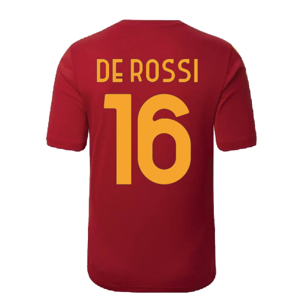 2022-2023 Roma Pre-Game Warmup Jersey (Home) (DE ROSSI 16)