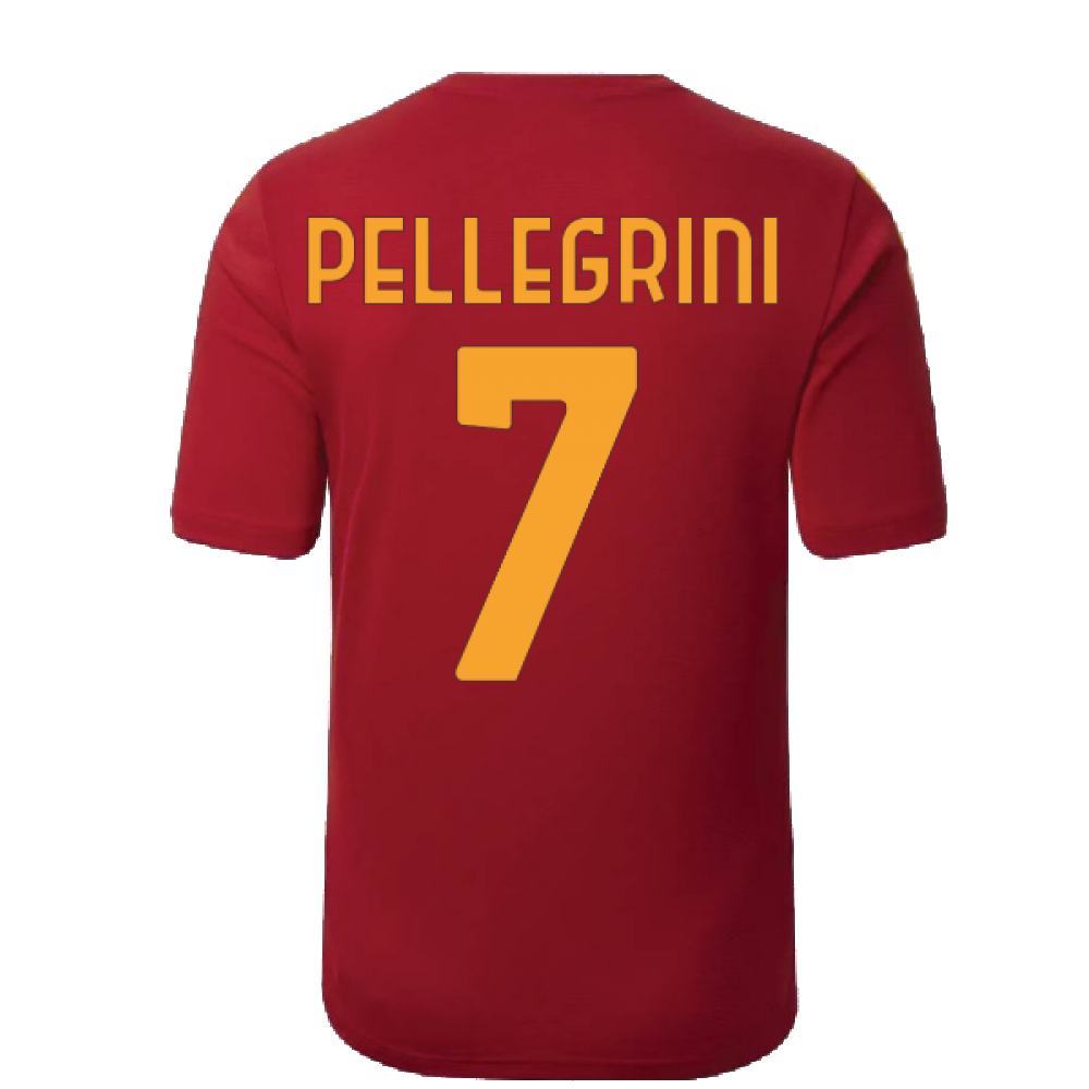 2022-2023 Roma Pre-Game Warmup Jersey (Home) (PELLEGRINI 7)