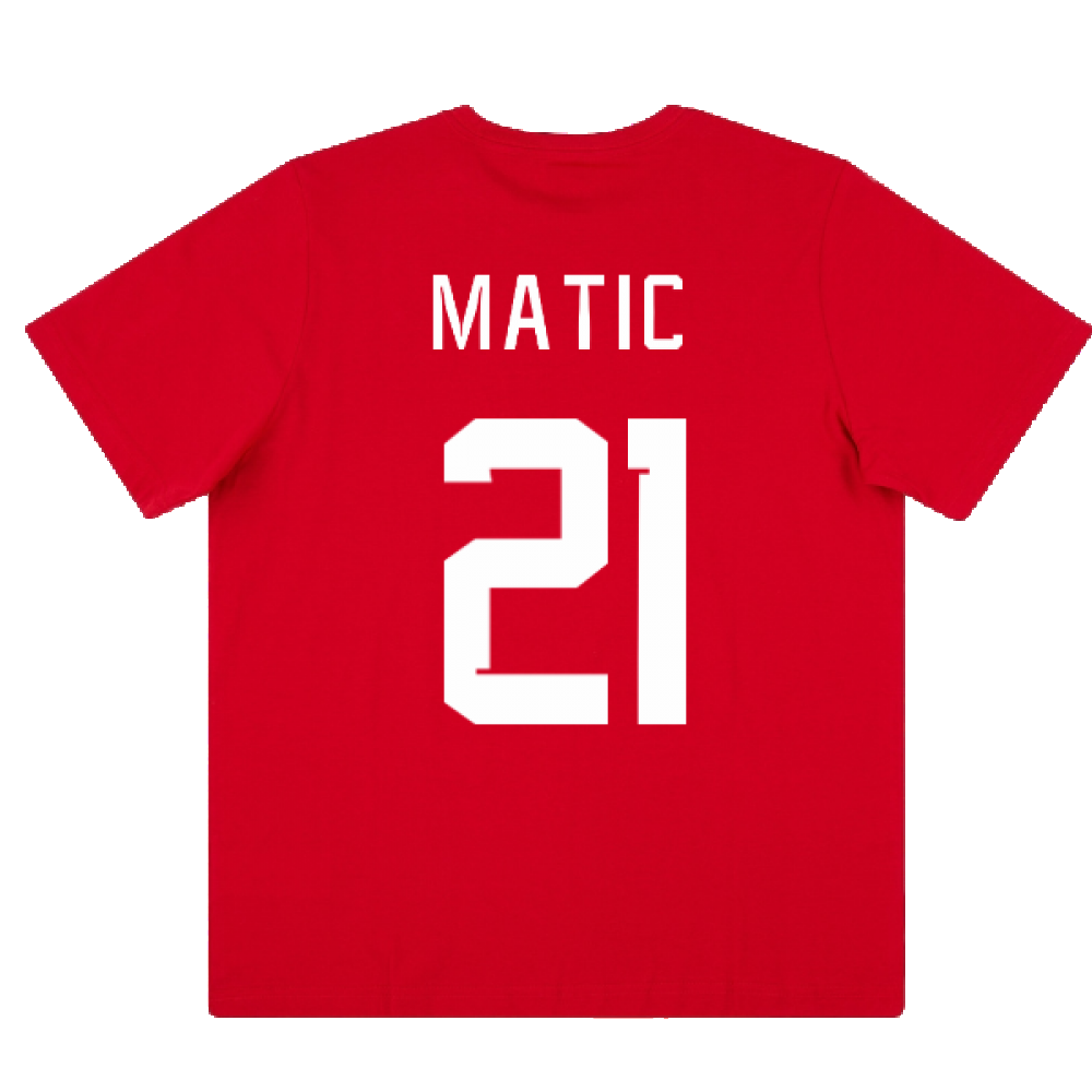 2022-2023 Serbia Ftbl Core Tee (Red) (MATIC 21)