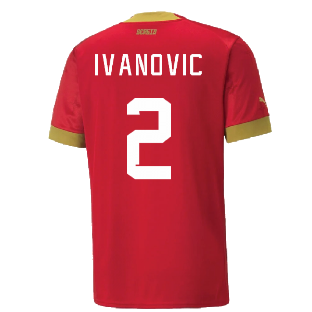 2022-2023 Serbia Home Shirt (IVANOVIC 2)