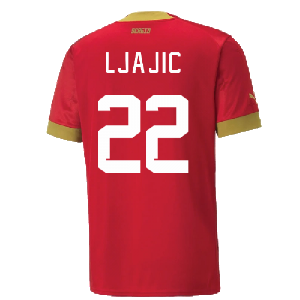 2022-2023 Serbia Home Shirt (LJAJIC 22)