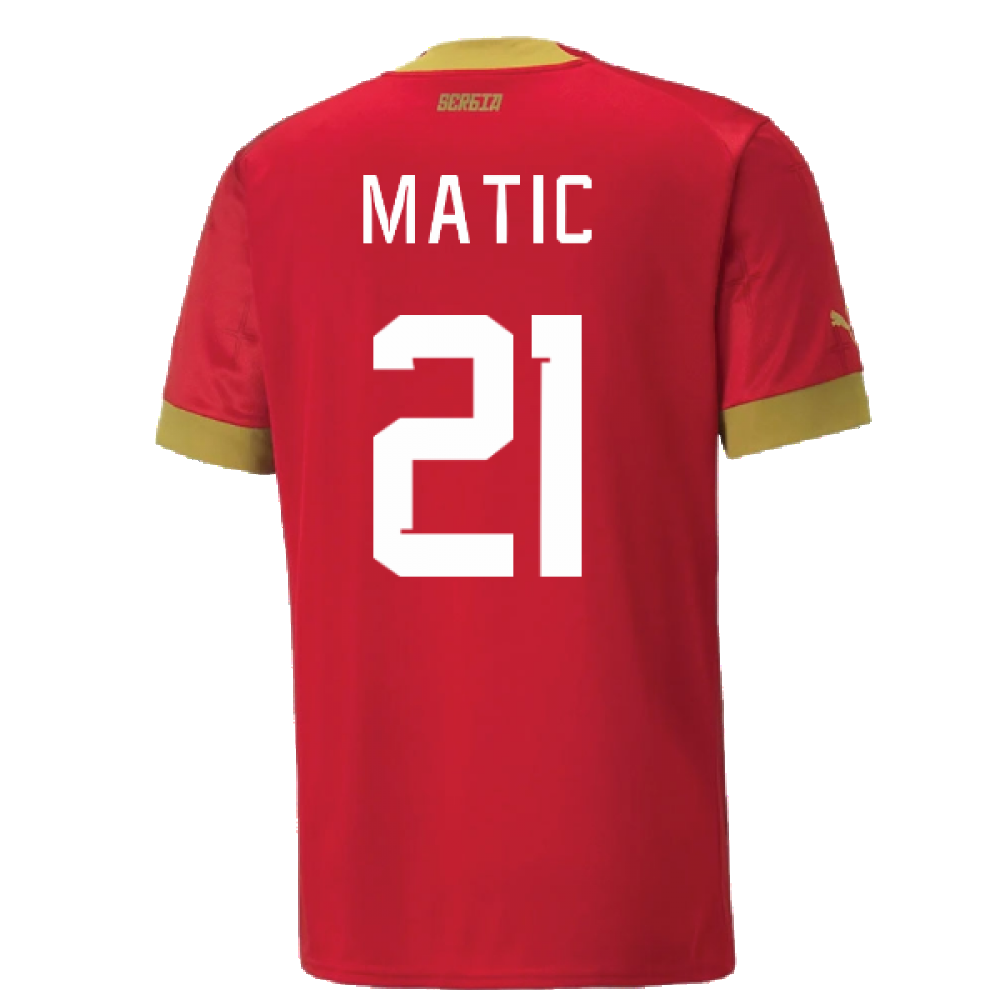 2022-2023 Serbia Home Shirt (MATIC 21)