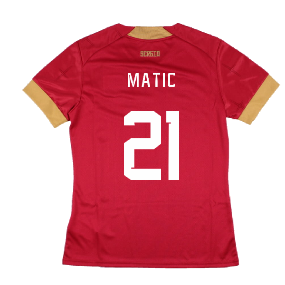 2022-2023 Serbia Home Shirt (Womens) (MATIC 21)