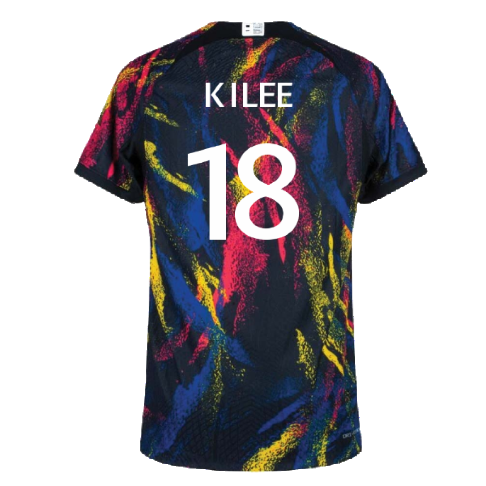 2022-2023 South Korea Away Match Vapor Shirt (K I LEE 18)