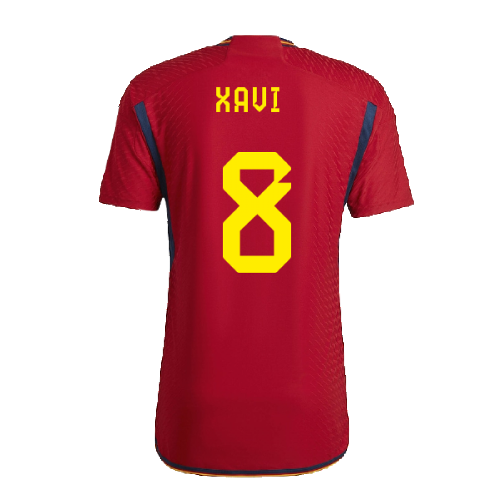 2022-2023 Spain Authentic Home Shirt (Xavi 8)