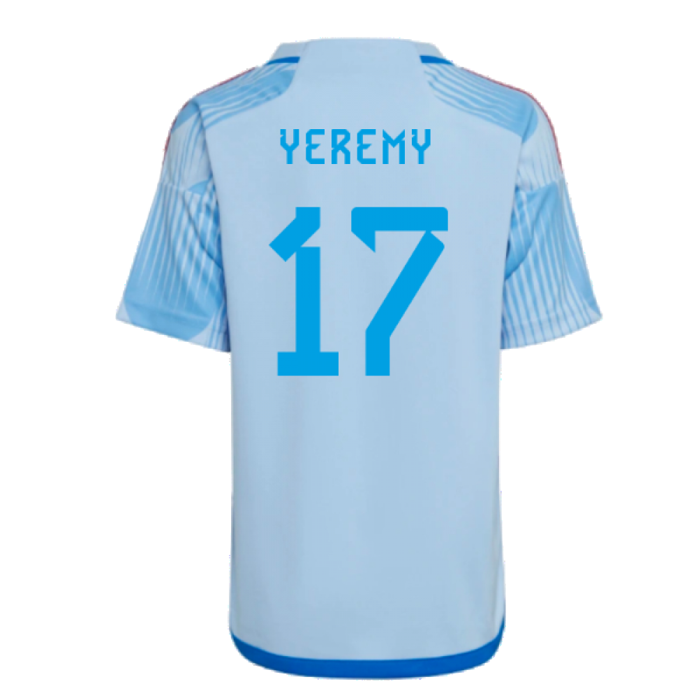 2022-2023 Spain Away Mini Kit (Yeremy 17)