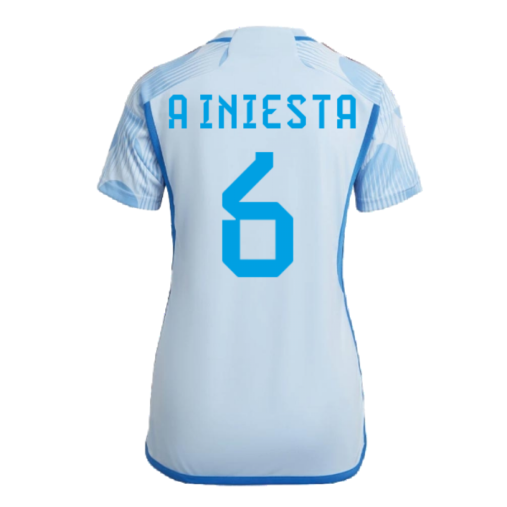 2022-2023 Spain Away Shirt (Ladies) (A INIESTA 6)