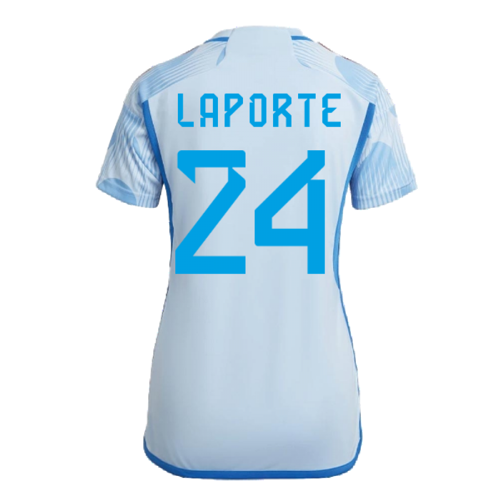 2022-2023 Spain Away Shirt (Ladies) (LAPORTE 24)